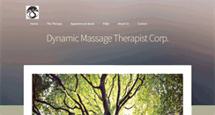 Desktop Screenshot of dynamicmassagetherapy.ca